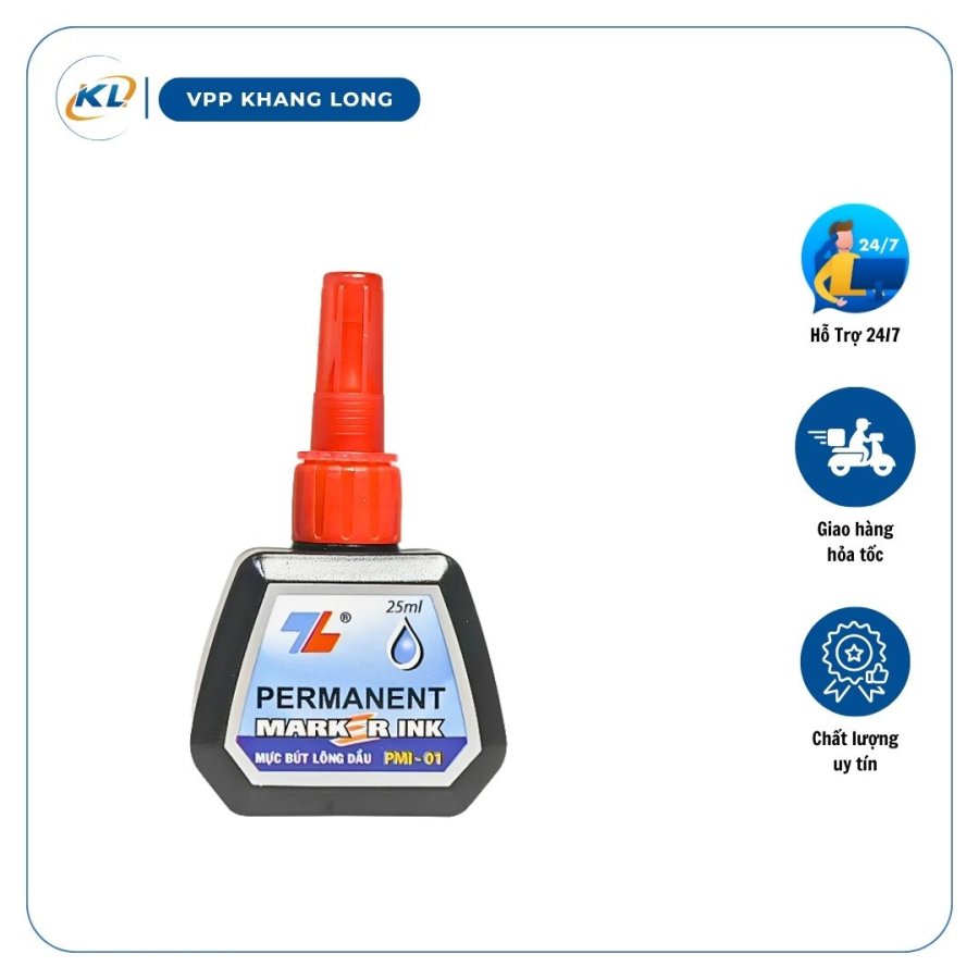 Mực lông dầu PMI-01 Thiên Long